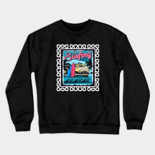 Surfing Time California Crewneck Sweatshirt